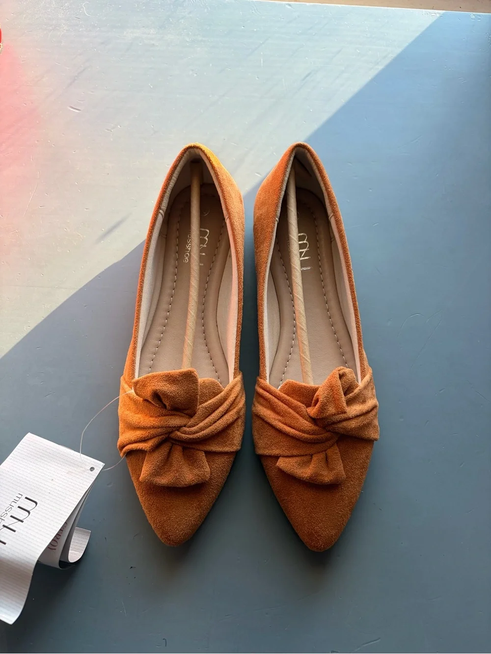 Women suede flats